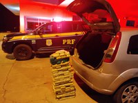 PRF apreende 109,4 Kg de maconha em Água Clara (MS)