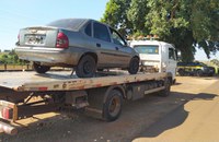 PRF recolhe veículo em Terenos (MS) com mais de 220 multas