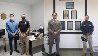 Superintendente da PRF/MS realiza visita de cortesia ao novo superintendente da PF no estado