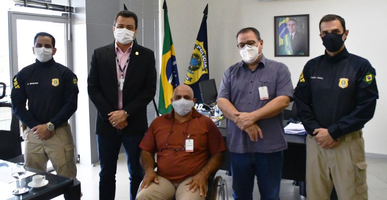 Superintendente da PRFMS recebe o prefeito de Ribas do Rio Pardo