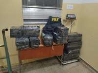 PRF apreende 133,3 Kg de maconha em Dourados (MS)