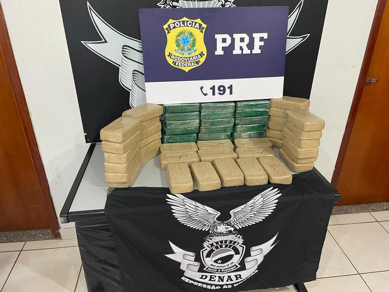 PRF e Polícia Civil apreendem 54 Kg de pasta base de cocaína após operação conjunta em Campo Grande (MS)