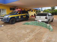 PRF apreende 67,5 Kg de maconha em Água Clara (MS)