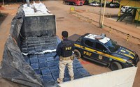 PRF apreende mais de 7 toneladas de maconha em Eldorado (MS)