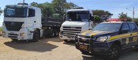 PRF recupera duas carretas em Ivinhema (MS)