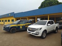 PRF recupera caminhonete em Bataguassu (MS)
