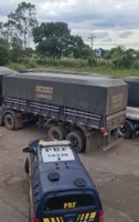 PRF apreende 190 m3 de madeira transportados ilegalmente em Coxim (MS)