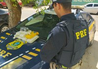 PRF apreende 8 Kg de pasta base de cocaína em Miranda (MS)