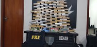PRF e DENAR da PC/MS apreendem 88,4 Kg de cocaína em Campo Grande (MS)