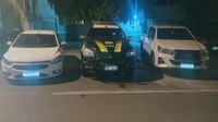 PRF recupera dois veículos e prende três pessoas em Miranda (MS)