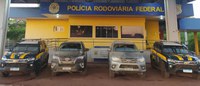 PRF recupera dois veículos em Miranda (MS)
