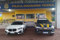 PRF recupera em Miranda (MS) veículo de luxo que seria levado para a fronteira com a Bolívia