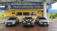 PRF recupera cinco veículos na BR-262 a caminho da Bolívia
