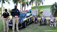 PRF no Mato Grosso do Sul realiza a Campanha Policiais Contra o Câncer Infantil