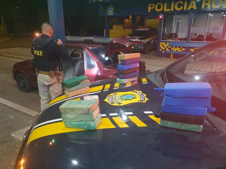 PRF apreende pasta base de cocaína em Rondonópolis Polícia Rodoviária Federal