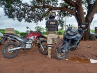 Em Rondonópolis/MT, PRF recupera motocicleta roubada