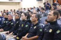 Em Cuiabá-MT, PRF participa de evento de abertura da campanha Maio Amarelo 2023 realizada pelo DETRAN-MT