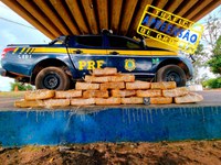 A PRF derrubou mais uma carga de droga (21 Kg) transportada pelas rodovias federais em Mato Grosso