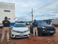 Na manhã deste sábado (13), nossa equipe apreendeu um veículo roubado e com adulteração dos elementos identificadores, em Barra do Garças/MT