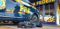 PRF em Rondonópolis apreende menor transportando 12 kg de maconha