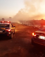 PRF prende dois homens por suspeita de provocar incêndio em mata às margens da BR 158