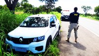 PRF realiza acompanhamento tático e recupera veículos roubados