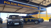 PRF recupera Hillux furtada em Pontes e Lacerda/MT