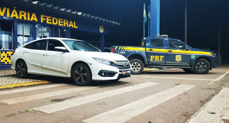 PRF recupera veículo em Rondonópolis-MT