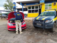 PRF  recupera na BR 381 em Itatiaiuçu (MG) veículo furtado no interior de SP