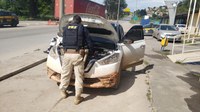 PRF recupera, em Santa Luzia (MG), veículo roubado no Rio de Janeiro