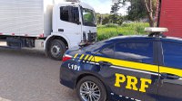 PRF recupera caminhão roubado que seria utilizado em assalto de carga frustrado