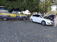 HB 20 Sedan roubado em Santo André (SP) é recuperado pela PRF na BR 381 em Cambuí (MG)