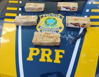 PRF apreende mais de 5 kg de pasta base de cocaína em Uberlândia (MG)
