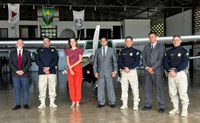 Com a presença do Diretor-Geral, PRF recebe aeronave da Receita Federal em Minas Gerais