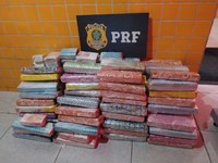 PRF apreende cerca de 100 kg de maconha em João Monlevade (MG)