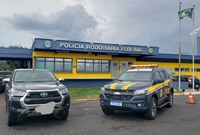 PRF recupera Toyota Hilux, furtada em Belo Horizonte (MG), e prende o motorista