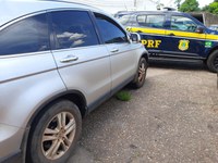 Honda CRV furtado na capital mineira é recuperado pela PRF na BR 040 em Contagem (MG)
