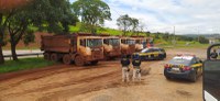 PRF realiza Operação de Trânsito Serra Segura para veículos de carga na BR 381 em Itatiaiuçu (MG)