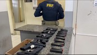 PRF apreende 10 pistolas semi-automáticas em veículo na BR 381 em Camanducaia (MG)