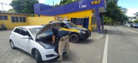 Em Teófilo Otoni (MG), PRF recupera veículo furtado, em maio de 2022, na cidade de São Bernardo do Campo (SP)
