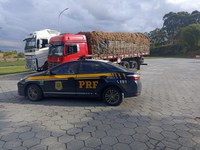 PRF flagra aproximadamente 24 toneladas de excesso de peso na Fernão Dias