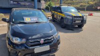 PRF recupera Fiat Mobi furtado ao realizar fiscalização na BR 381 em Betim (MG)