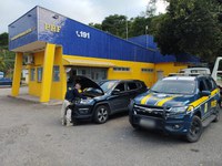 Jeep Compass furtado em 2023, na cidade de Amparo (SP), é recuperado pela PRF em MG