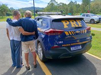 Em Caldas (MG), PRF localizada idoso desaparecido em São Paulo