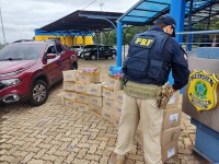 PRF apreende cerca de 400 kg de maconha na BR-050, em Araguari (MG)