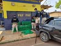 PRF apreende mais de 760 kg Maconha durante abordagem na BR 365 em Patos de Minas (MG)