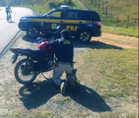 PRF recupera motocicleta que havia sido furtada em 2020 em Juiz de Fora (MG)
