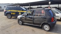 PRF recupera veículo furtado, em Betim (MG)