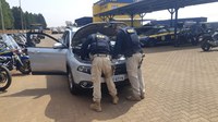 PRF recupera veículo uma hora após o roubo, em Uberlândia (MG)