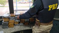 PRF apreende quase 50 quilos de cloridrato de cocaína em veículo envolvido em grave acidente na região de São Joaquim de Bicas (MG)